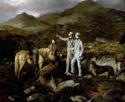 Stag Hunt in Scotland by William Luker